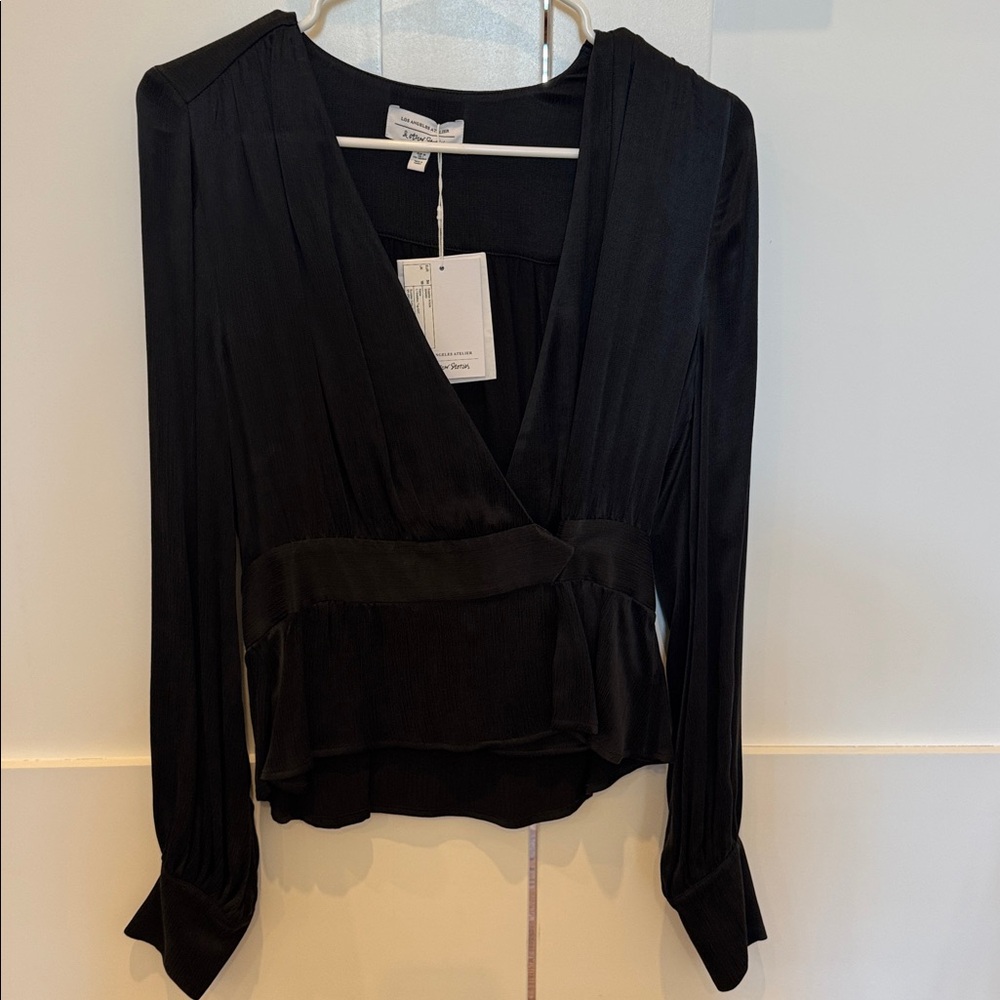 & Other Stories Wrap Top size 4